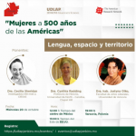 Join us on October 20, 2021 the panel “Lengua, espacio y territorio” (Language, Space, and Territory)