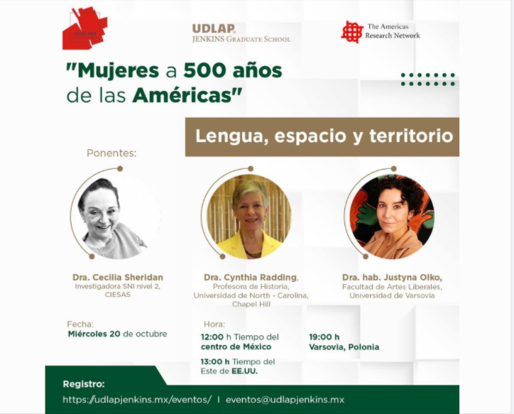 Join us on October 20, 2021 the panel “Lengua, espacio y territorio” (Language, Space, and Territory)