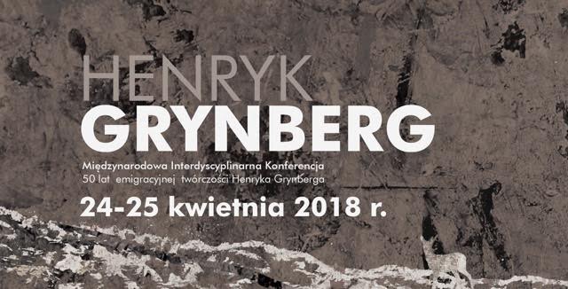 CFP: Konferencja „Henryk Grynberg:  Half a Century of Émigré Writing”