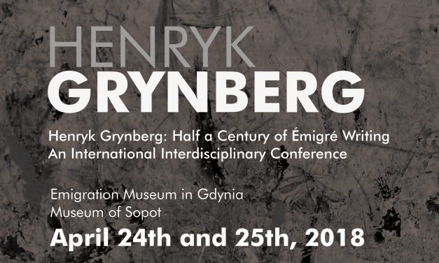 Conference: „Henryk Grynberg: Half a Century of Émigré Writing”
