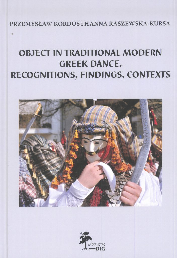 Book Cover: Object in Traditional Modern Greek Dance. Recognitions, Findings, Contexts