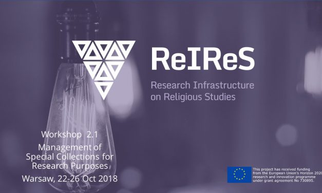 Warsztaty w ramach projektu ReIReS (Research Infrastructure on Religious Studies)
