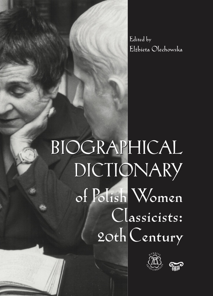 Book Cover: Biographical Dictionary of Polish Women Classicists: 20th Century