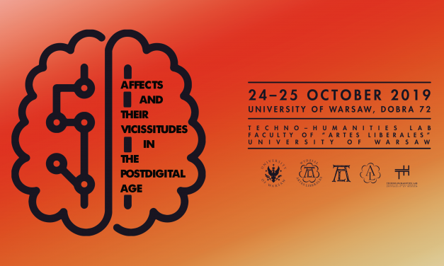 24–25 października, konferencja: „Affects and Their Vicissitudes in the Postdigital Age”