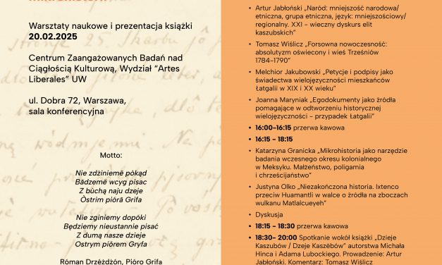 Warsztaty: „Tu dzieje się historia”