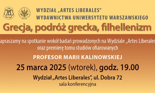 Spotkanie wokół dorobku Profesor Marii Kalinowskiej